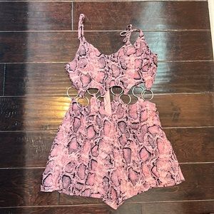 Cute snake skin romper from LF Stores